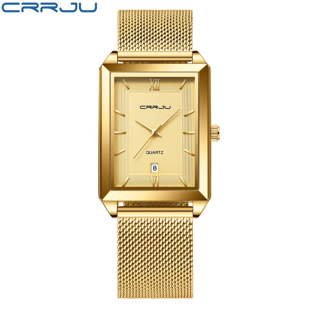 Luxury Square Relojes Japanese Quartz Ultra Thin Mens watch Wristwatches